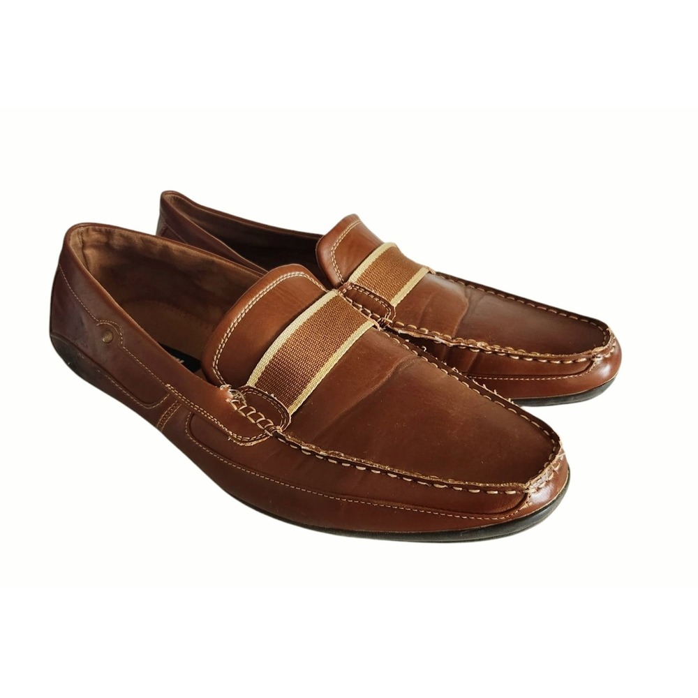 Men's Madden Loafers Driving Shoes Brown Slip-on Shoes Size 12 M